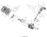 Can-Am Cylinder With Sleeve 2022  Outlander 570 EFI - DPS - (4ANB-4ANB-4ANC) North America 420613887