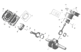 Can-Am Crankshaft Ass'y 2023  Outlander 570 EFI - DPS - (4APB-4APC-4APD) North America 420219746