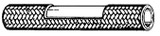 CLEAR COATED BRAIDED STAINLESS STEEL BRAKE HOSE FOR ALL MODELS