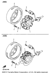 Screw, Pan Head 1997 VMAX 700 SX (VX700SXA) 98517-06025-00