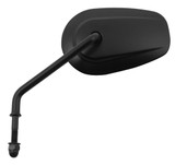 V-Factor Black Left Hand Side Tapered Mirror For All Harley models 1965-later HD# 91910-03B