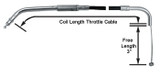 DUAL THROTTLE CABLES FOR BIG TWIN & SPORTSTER 1981/1995 WITH MIKUNI HSR 42/45MM CARBURETOR