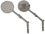 V-FACTOR SKULL & CROSS BONE MIRROR SET FOR ALL  MODELS