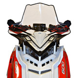 Powermadd Polaris Axys Tall, Clear W/Black  Graphics 20.5 2022 Polaris 600 INDY SP 13711640
