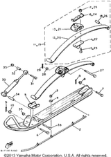 Nut, Self-Locking 1988 XLV (XL540M) 90185-10085-00