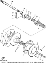 Shoe, Ramp 1990 PHAZER II LE (ELEC START) (PZ480EP) 8X6-17688-00-00