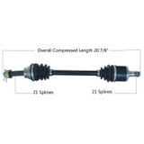 Tytaneum Oe Replacement Cv Axle Can-Am Front Left 2004 Bombardier QuESt 50 813-0037