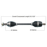 Tytaneum Heavy Duty Cv Axle Honda Rear Left / Right 2020 Honda TRX680Fa Fourtrax Rincon 813-0267