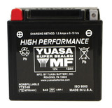 Yuasa Ytx14H Factory Activated Maintenance Free 12 Volt Bat 2022 CFMoto CForce 1000 Overland YUAM7RH4H