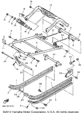 Bolt, Flange 1988 SNOSCOOT (SV80M) 90105-10433-00