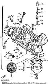 Spring, Pilot Adjusting 1993 VENTURE XL (VT480T) 8V0-14212-00-00