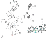 Can-Am ECU Module Ass'y 2023  002- Renegade 70 EFI EPA - Iceberg Blue, North America A30446T92000