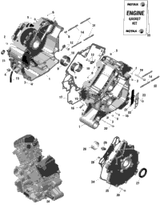 Can-Am Crankcase Ass'y 2023  Outlander 1000R EFI - XT - (5TPA-5TPB-5TPC) North America 420686416