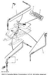 Grip 1988 SNOSCOOT (ELEC START) (SV80EM) 801-26241-01-00