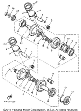 Key, Woodruff 1984 ENTICER 340T (LONG TRACK) (ET340TH) 90280-16053-00