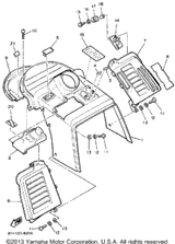 Bracket 1 1988 PHAZER (PZ480M) 80L-77721-00-00