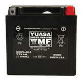 Yuasa Ytx14L Factory Activated Maintenance Free 12 Volt Fits 2010 Buell 1125R YUAM7RH4L