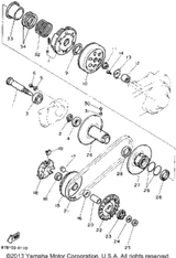 Collar, Guide 1990 SNOSPORT (ELEC START) (SV125EP) 50W-17674-00-00