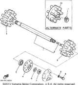 Clamp, Hose ALTPART 1987 BRAVO (BR250L) 90460-50079-00