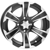 Itp Ss Alloy Ss312, Black W/ Machined - 14X8 (14Ss705Bx) Fits 2021 Polaris General 4 1000 Deluxe 1428449536B