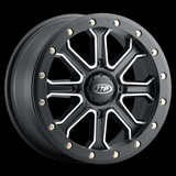 Itp Inertia Whl 15X7, 4/156-5+2 (+40Mm) Matte Black/Machined Fits 2021 Polaris General XP 4 1000 Factory Custom Edition 1522530727B