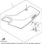 Lever, Seat 1990 SNOSPORT (ELEC START) (SV125EP) 29U-24776-00-00