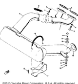 Spring, Muffler 1974 GP433F 821-14773-00-00