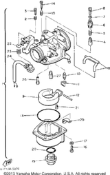 Screw, Throttle Stop 1992 BRAVO (BR250S) 80F-14121-00-00