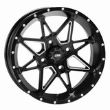 ITP Tornado Wheel, Matte Black, 15X7, 4/137, 5+2 (15Tn18Bx) 2018 Outlander 650 North Edition 1521957727B