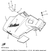 Emblem 1 1988 SNOSCOOT (ELEC START) (SV80EM) 99221-00030-00