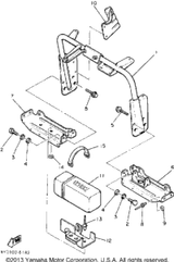 Bracket 4 1990 SRV (SR540P) 8L8-23884-00-00