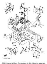 Lining, Shroud 4 1998 VK540 II (VK540EB) 8AT-77264-00-00