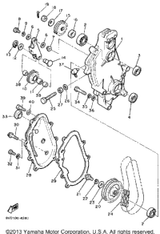 Gasket 1988 PHAZER (PZ480M) 86F-47592-00-00