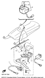 Lever 1 1990 PHAZER II (PZ480P) 8H8-83912-00-00