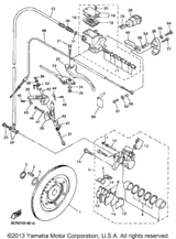 Diaphragm, Reservoir 1998 VMAX 500 XT (VX500XTB) 55U-25854-00-00