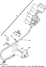 Socket, Meter 1987 BRAVO (BR250L) 2JX-83536-A0-00