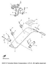 Bracket, Tool Box Fitting 1997 VMAX 600 XTC (ELEC START) (VX600XTCEA) 81E-21945-00-00