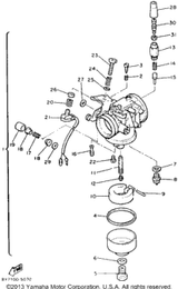 Plunger, Starter 1988 XLV (XL540M) 8G8-14171-00-00