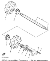 Housing, Front Axle 1985 XL-V (XL540J) 8K4-47551-00-00