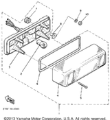 Base, Taillight 1987 ET340TL 8K4-84711-00-00