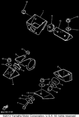 Bracket, Front Lower 2 1993 VK540 II (VK540ET) 8H8-21418-01-00