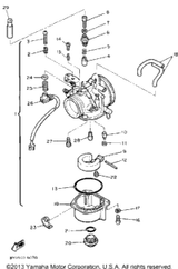 Plunger, Starter 1985 SRV (SR540J) 371-14993-60-00