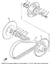 V-Belt 1972 SL433 820-17641-00-00