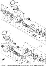 Gear, Pump Drive 1980 SRX440D 8K2-13178-00-00