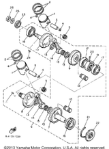 Piston Ring Set (Std) URSTD 1984 ENTICER 340T (LONG TRACK) (ET340TH) 8G8-11601-00-00