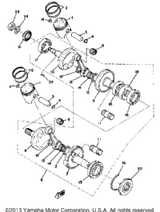 Piston Ring Set (050Mm O/S) ALTERNATE PART 1980 ET340D 8G8-11601-20-00