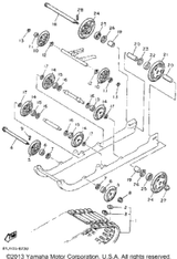 Suspension Wheel Comp 1988 PHAZER DELUXE (ELEC START) (PZ480EM) 885-47320-01-00