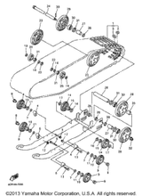 Rear Axle Comp 1997 VMAX 600 XT (VX600XTA) 8L8-47520-02-00