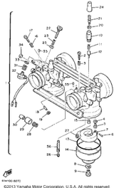 Switch, Carburetor 1988 PHAZER (PZ480M) 8V0-8259A-00-00