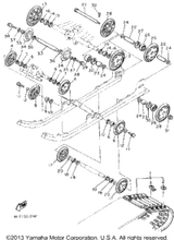 Suspension Wheel Comp 1988 SRV (SR540M) 8U7-47320-00-00
